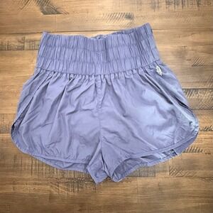 Free people movement the way home shorts purple running shorts Large